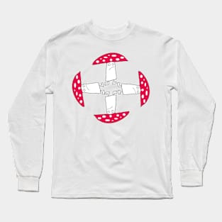 mushroom circle Long Sleeve T-Shirt